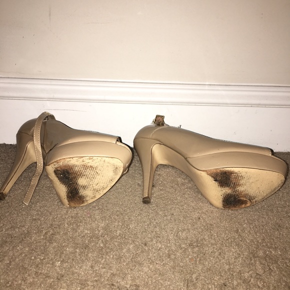 Beige Stiletto Heels - Picture 4 of 4